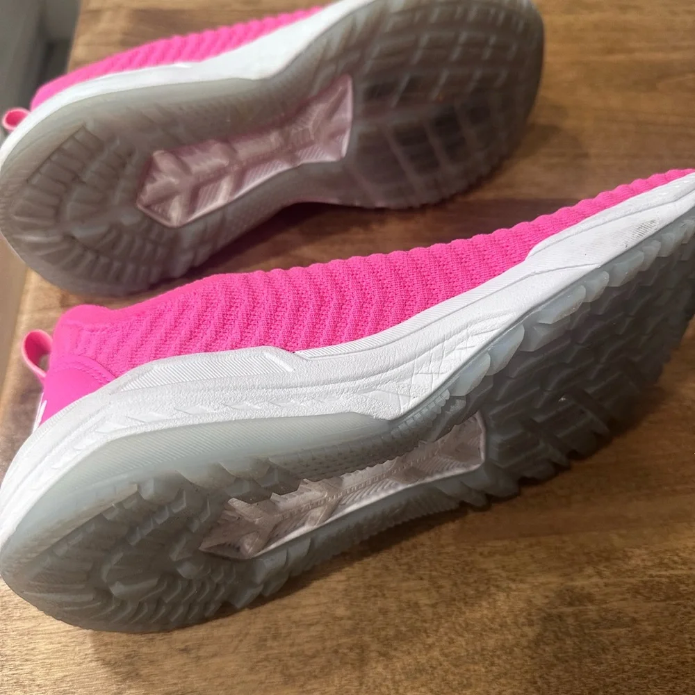 APL Techloom Traveler Women's Bright Pink Slip-On Sneakers - Picture 4 of 5